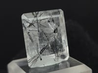 Load and play video in Gallery viewer, Rutilated Quartz. Facet, Rectangle. 25ct
