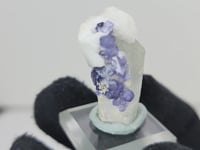 Load and play video in Gallery viewer, Quartz with Purple Fluorite from Hunan, China. 10g.
