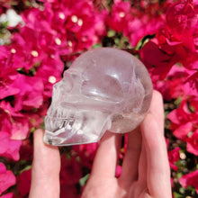 Load image into Gallery viewer, Brazilian Quartz Skull Carving. 419 grams - The Crystal Connoisseurs
