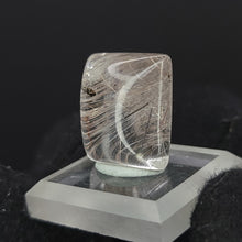 Load image into Gallery viewer, Gold &amp; Silver Rutilated Quartz. Cabochon, Rectangle. 23ct. - The Crystal Connoisseurs
