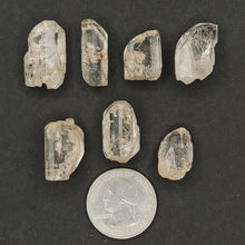 Load image into Gallery viewer, x7 Clear Topaz Crystals. - The Crystal Connoisseurs