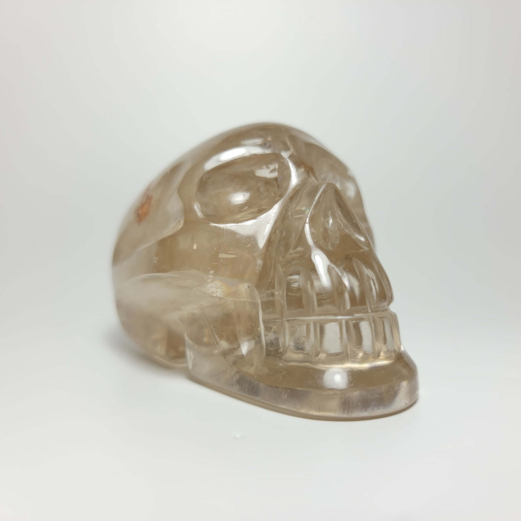 Brazilian Quartz Skull Carving. 1/2kg - The Crystal Connoisseurs