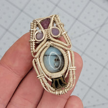 Load image into Gallery viewer, Abound - Sterling Silver Wire Wrapped Pendant - The Crystal Connoisseurs
