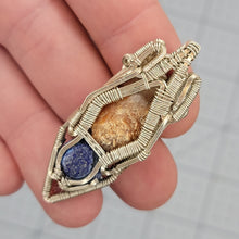 Load image into Gallery viewer, Heliod - Sterling Silver Wire Wrapped Pendant - The Crystal Connoisseurs
