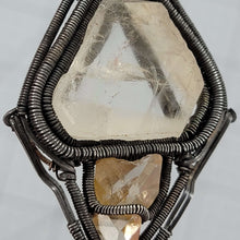Load image into Gallery viewer, Clarity - Sterling Silver Wire Wrapped Pendant - The Crystal Connoisseurs
