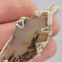 Load image into Gallery viewer, Helm - Sterling Silver Wire Wrapped Pendant - The Crystal Connoisseurs
