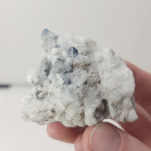 Load and play video in Gallery viewer, Quartz with Indicolite Tourmaline Inclusions. 89.9g
