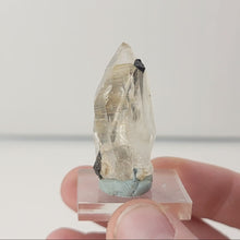 Load and play video in Gallery viewer, Quartz with Black Tourmaline. 16.1g
