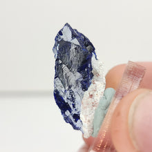 Load image into Gallery viewer, Azurite on Matrix. Milpillas, Mexico. 8.3g. - The Crystal Connoisseurs
