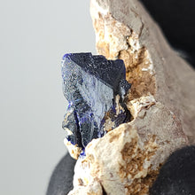 Load image into Gallery viewer, Azurite in Matrix. Morocco. 90g - The Crystal Connoisseurs
