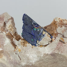 Load image into Gallery viewer, Azurite in Matrix. Morocco. 90g - The Crystal Connoisseurs
