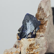 Load image into Gallery viewer, Azurite in Matrix. Morocco. 90g - The Crystal Connoisseurs
