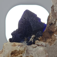 Load image into Gallery viewer, Azurite in Matrix. Morocco. 90g - The Crystal Connoisseurs
