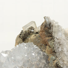 Load image into Gallery viewer, Pyrite &amp; Maracasite after Barite, Pseudomorph. - The Crystal Connoisseurs
