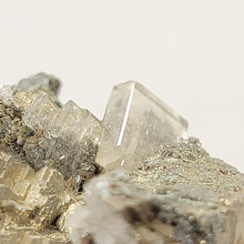 Load image into Gallery viewer, Pyrite &amp; Maracasite after Barite, Pseudomorph. - The Crystal Connoisseurs

