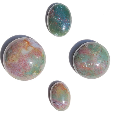x4 Bloodstone Cabochons - The Crystal Connoisseurs