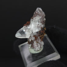 Load image into Gallery viewer, Calcite with Dendritic Native Copper from Mexico. 7.9g - UV Reactive Calcite with Dendritic Native Copper Inclusions. Locale: Zacatecas, Mexico. Weight: 7.92 grams. Dimensions: 30 x 19mm - The Crystal Connoisseurs
