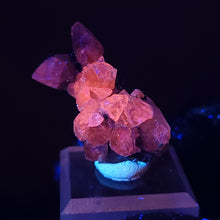 Load image into Gallery viewer, Calcite with Dendritic Native Copper from Mexico. 7g - UV Reactive Calcite with Dendritic Native Copper Inclusions. Locale: Zacatecas, Mexico. Weight: 7.18 grams. Dimensions: 30 x 15mm - The Crystal Connoisseurs
