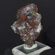 Load image into Gallery viewer, Calcite with Dendritic Native Copper from Mexico. 15g - UV Reactive Calcite with Dendritic Native Copper Inclusions. Locale: Zacatecas, Mexico. Weight: 15.77 grams. Dimensions: 35 x 24mm - The Crystal Connoisseurs
