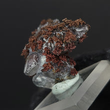 Load image into Gallery viewer, Calcite with Dendritic Native Copper from Mexico. 9g - UV Reactive Calcite with Dendritic Native Copper Inclusions. Locale: Zacatecas, Mexico. Weight: 9 grams. Dimensions: 25 x 25mm - The Crystal Connoisseurs
