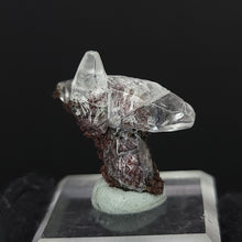 Load image into Gallery viewer, Calcite with Dendritic Native Copper from Mexico. 2.98g - UV Reactive Calcite with Dendritic Native Copper Inclusions. Locale: Zacatecas, Mexico. Weight: 2.98 grams. Dimensions: 21 x 20mm - The Crystal Connoisseurs

