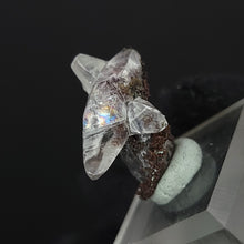 Load image into Gallery viewer, Calcite with Dendritic Native Copper from Mexico. 2.98g - UV Reactive Calcite with Dendritic Native Copper Inclusions. Locale: Zacatecas, Mexico. Weight: 2.98 grams. Dimensions: 21 x 20mm - The Crystal Connoisseurs
