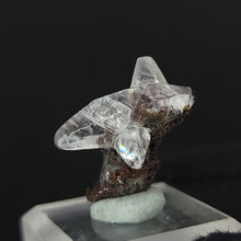 Load image into Gallery viewer, Calcite with Dendritic Native Copper from Mexico. 2.98g - UV Reactive Calcite with Dendritic Native Copper Inclusions. Locale: Zacatecas, Mexico. Weight: 2.98 grams. Dimensions: 21 x 20mm - The Crystal Connoisseurs
