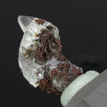 Load image into Gallery viewer, Calcite with Dendritic Native Copper from Mexico. 2.98g - UV Reactive Calcite with Dendritic Native Copper Inclusions. Locale: Zacatecas, Mexico. Weight: 2.98 grams. Dimensions: 21 x 20mm - The Crystal Connoisseurs
