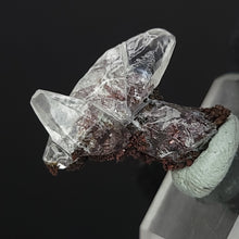 Load image into Gallery viewer, Calcite with Dendritic Native Copper from Mexico. 2.98g - UV Reactive Calcite with Dendritic Native Copper Inclusions. Locale: Zacatecas, Mexico. Weight: 2.98 grams. Dimensions: 21 x 20mm - The Crystal Connoisseurs

