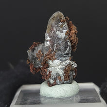 Load image into Gallery viewer, Calcite with Dendritic Native Copper from Mexico. 2.97g - UV Reactive Calcite with Dendritic Native Copper Inclusions. Locale: Zacatecas, Mexico. Weight: 2.97 grams. Dimensions: 21 x 14mm - The Crystal Connoisseurs
