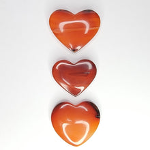 Load image into Gallery viewer, Carnelian Heart Shaped Cabochons
