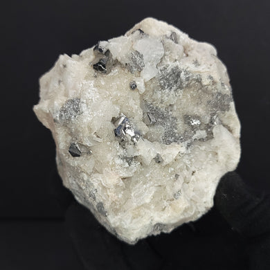 Carrollite in Calcite and Feldspar. - The Crystal Connoisseurs