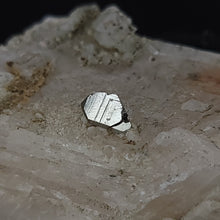 Load image into Gallery viewer, Carrollite in Calcite. - The Crystal Connoisseurs
