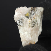 Load image into Gallery viewer, Carrollite in Calcite. - The Crystal Connoisseurs
