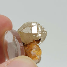 Load image into Gallery viewer, Cerussite Cluster on Stilbite - The Crystal Connoisseurs
