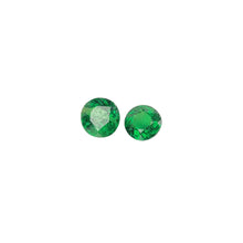 Load image into Gallery viewer, Chrome Diopside Facets. Round. 0.7ct ea - The Crystal Connoisseurs
