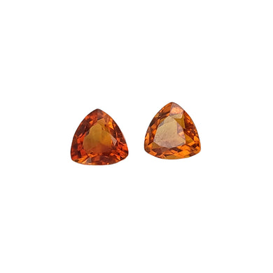 Citrine Facets. Trilliant. 1ct ea - The Crystal Connoisseurs