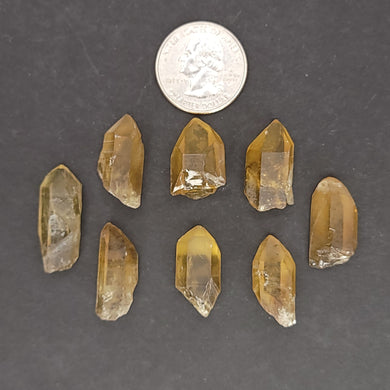 x8 Citrine Points. 25g - The Crystal Connoisseurs