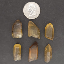Load image into Gallery viewer, x6 Citrine Points. 24g - The Crystal Connoisseurs
