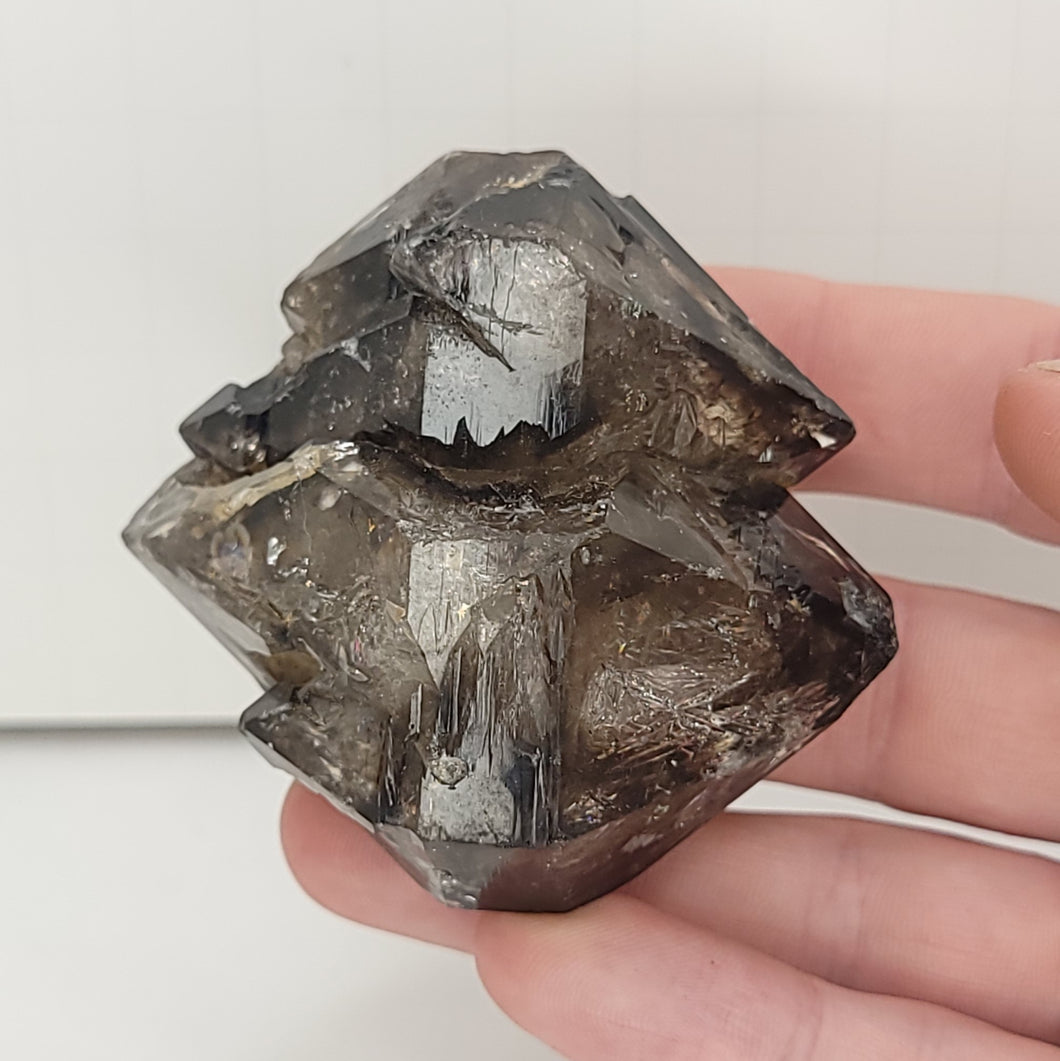 Double Terminated Smoky Quartz from Pakistan. 155g. - The Crystal Connoisseurs