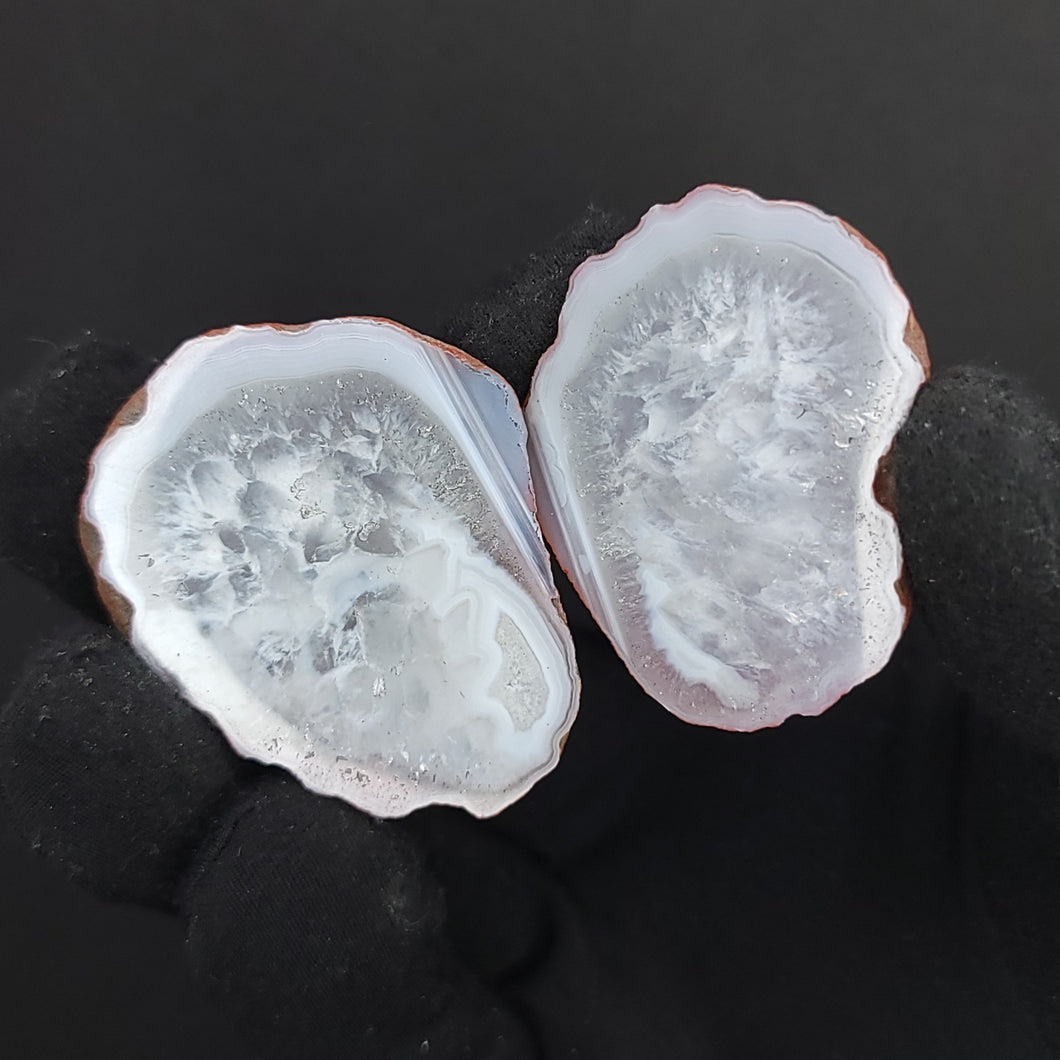 Sliced and Polished Quartz Geode. - The Crystal Connoisseurs