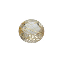 Load image into Gallery viewer, Gold Rutile Quartz Facet. Round. 9ct - The Crystal Connoisseurs

