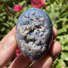 Load image into Gallery viewer, Grape Agate Egg - The Crystal Connoisseurs
