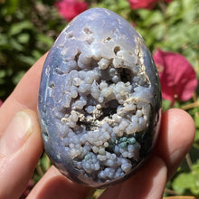 Load image into Gallery viewer, Grape Agate Egg - The Crystal Connoisseurs

