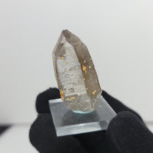 Load image into Gallery viewer, Hessonite Garnet on Smoky Quartz. 24g - The Crystal Connoisseurs
