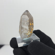Load image into Gallery viewer, Hessonite Garnet on Smoky Quartz. 24g - The Crystal Connoisseurs
