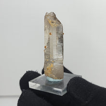 Load image into Gallery viewer, Hessonite Garnet on Smoky Quartz. 17g - The Crystal Connoisseurs
