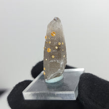 Load image into Gallery viewer, Hessonite Garnet on Smoky Quartz. 8g - The Crystal Connoisseurs
