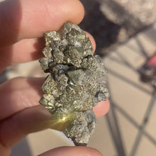 Load image into Gallery viewer, Marcasite on Calcite - The Crystal Connoisseurs
