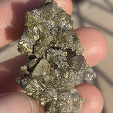 Load image into Gallery viewer, Marcasite on Calcite - The Crystal Connoisseurs
